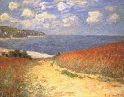 Claude Monet Path in the Wheat Fields at Pourville oil painting picture wholesale